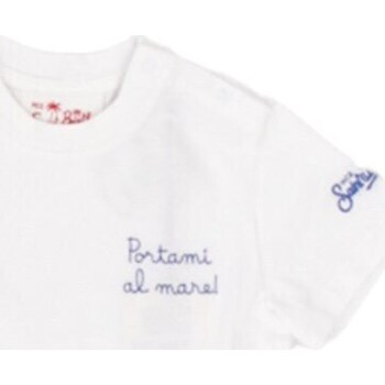 Textil Rapaz T-Shirt mangas curtas Guardanapo de mesa POT0002 02000F Branco
