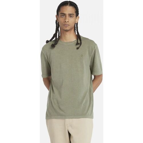 Textil Homem T-shirts e Pólos Timberland TB0A5YAY - DUNSTAN-5901 CASSEL EARTH Verde