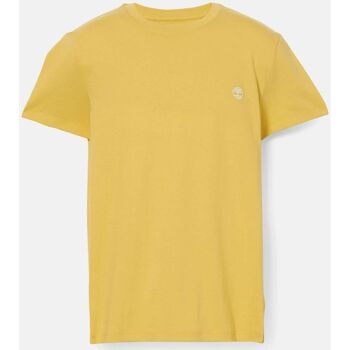 Textil Homem T-shirts e Pólos Timberland TB0A2BPREG41 DUN-RIVER-MIMOSA Amarelo