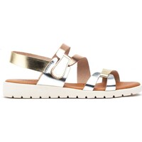 Sapatos Mulher Sandálias Calzados Dsd Sandálias rasas de couro metálico da DSD Outros
