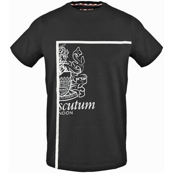 Textil Homem T-Shirt mangas curtas Aquascutum - tsia127 Preto