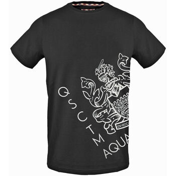 Textil Homem T-Shirt mangas curtas Aquascutum - tsia115 Preto