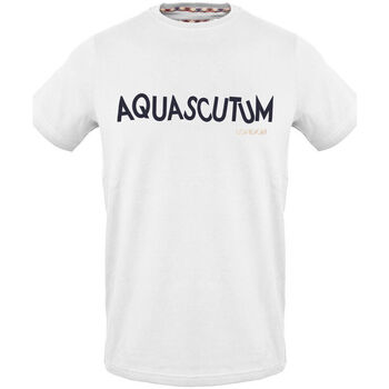 Textil Homem T-Shirt mangas curtas Aquascutum - tsia106 Branco