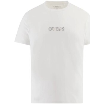 Textil Homem T-Shirt mangas curtas Guess M4GI92 I3Z14 Branco