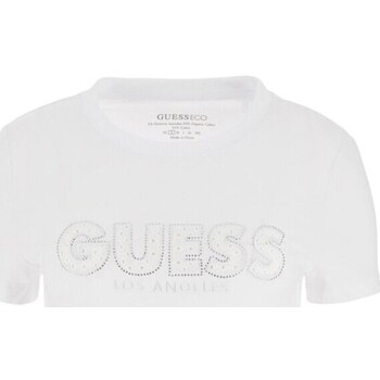Textil Mulher T-shirts e Pólos Guess W4GI14 J1314 Branco
