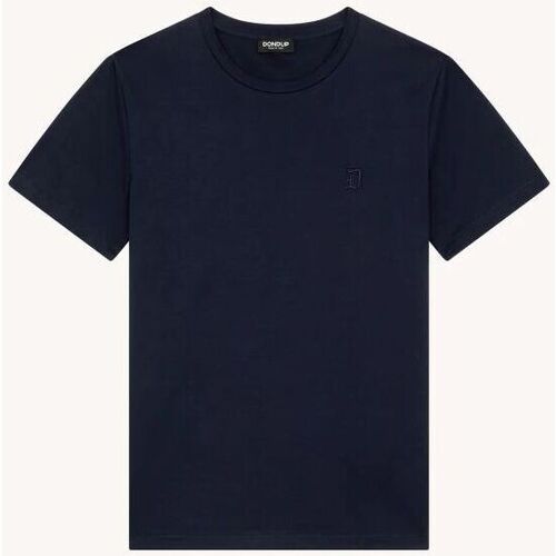Textil Homem T-shirts fleece-texture e Pólos Dondup US198 JF0271U-FS6 DU 894 Azul
