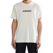 crocodile-print organic-cotton T-Shirt Bianco