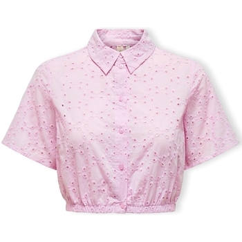 Textil Mulher Tops / Blusas Only Camisa Kala Alicia - Pirouette Rosa