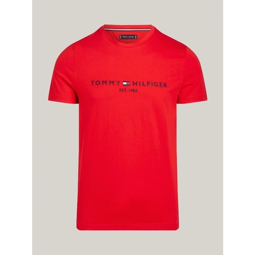 Textil Homem T-shirts e Pólos Tommy Hilfiger MW0MW11797 Vermelho