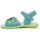 Sapatos Rapariga Sandálias Boletta BOLETA  - SANDALES CUIR ENFANT FILLE 7620 BLEU Azul