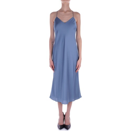 Textil Mulher Vestidos compridos Ralph Lauren 200933406 Azul