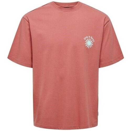 Textil Homem T-Shirt mangas curtas Primavera / Verão  22028751 KASEN Vermelho