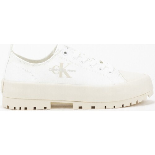 Sapatos Mulher Sapatilhas with Calvin Klein Jeans 33145 BLANCO