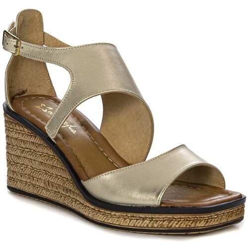 Sapatos Mulher Sandálias Maciejka 0665725005 Dourado, Cor bege
