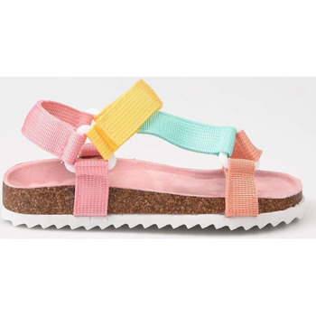 Sapatos Criança Calçado de mulher a menos de 60 Bubble Kids Sandalias  Deportivas C995-L Rosa Multicolor