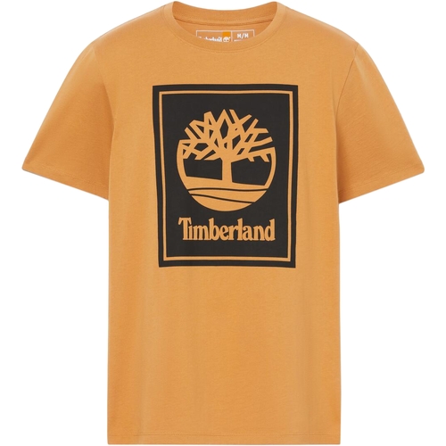 Textil Homem T-Shirt mangas curtas Timberland 236630 Castanho