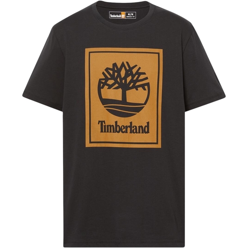 Textil Homem T-Shirt mangas curtas Timberland 236625 Preto