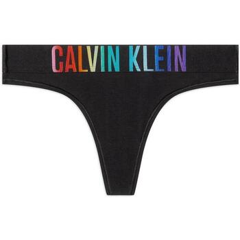 Roupa de interior Mulher Tangas Calvin Klein Jeans  Preto