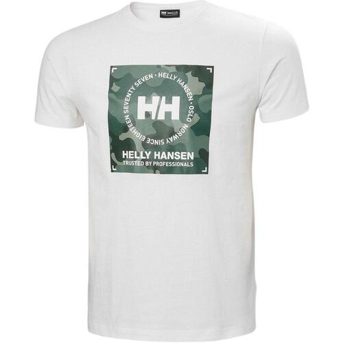 Textil Homem T-Shirt mangas curtas Helly Hansen  Branco
