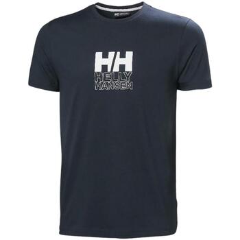 Textil Homem logo-print panelled polo shirt Helly Hansen  Azul