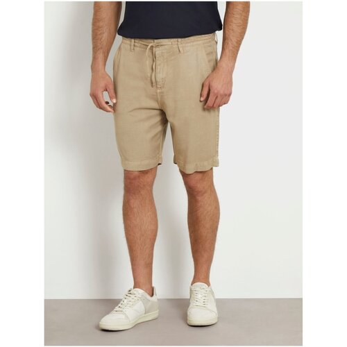 Textil Homem Shorts / Bermudas Guess knee M4GD25 WDX72 Bege