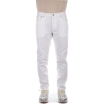Textil Homem Calça com bolsos Dondup UP434 BF0014PTD Branco