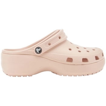 Sapatos Mulher Chinelos Crocs CLASSIC PLATFORM CLOG W Rosa