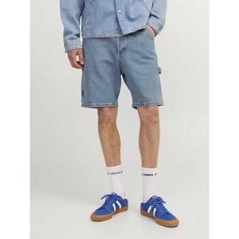Textil Homem Shorts / Bermudas Jack & Jones 12252719 CARPENTER-BLUE DENIM Azul