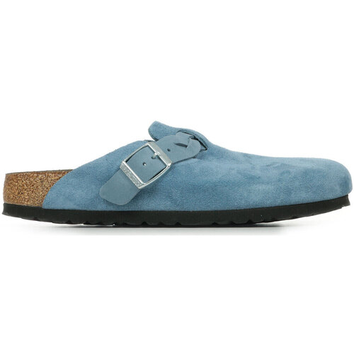 Sapatos Mulher Chinelos Birkenstock Boston Braided Azul