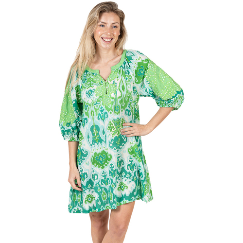 Textil Mulher Vestidos curtos Isla Bonita By Sigris Vestir Verde