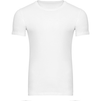Textil Homem T-Shirt mangas curtas Teeshoppen Muscle Branco