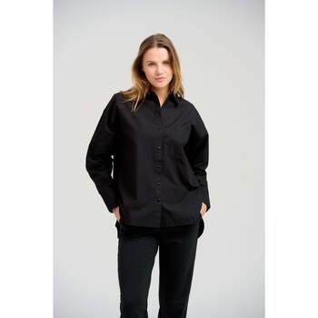 Textil Mulher camisas Teeshoppen Relaxed Preto