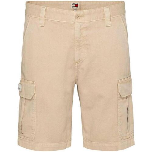 Textil Homem Shorts / Bermudas Tommy Jeans  Bege