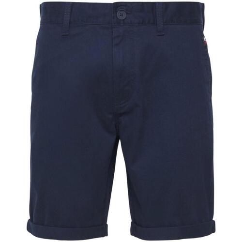 Textil Homem Shorts / Bermudas Tommy Jeans  Azul