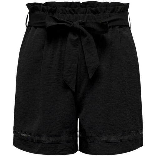 Textil Shorts / Bermudas Only  Preto