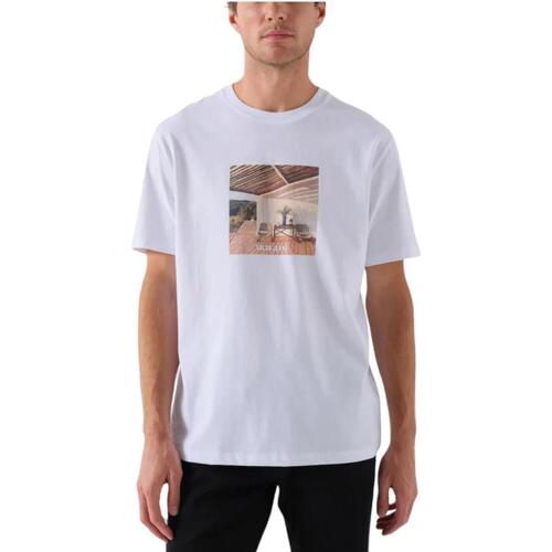 Textil Homem T-Shirt mangas curtas Salsa  Branco