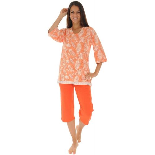 Textil Mulher Pijamas / Camisas de dormir Christian Cane GARDELIA Laranja