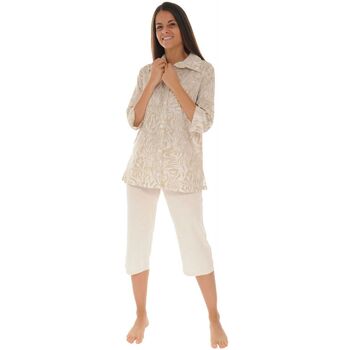 Textil Mulher Pijamas / Camisas de dormir Christian Cane CHEMISIER  GEORGINA Bege