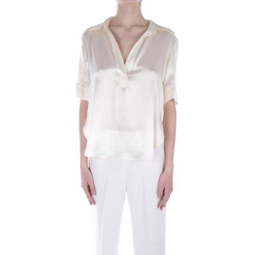 Teall Mulher camisas Dondup DC371 SF0102XXX Bege