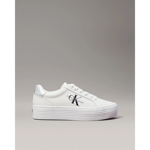 Sapatos Mulher Sapatilhas with Calvin Klein Jeans YW0YW01474 Branco