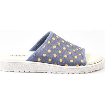Sapatos Mulher Sapatos & Richelieu Plumaflex By Roal Zapatillas de Casa Plumaflex Pinki Topos 80017 Amarillo Azul