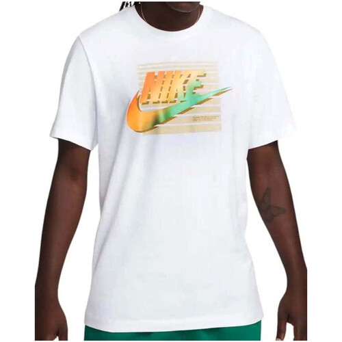 Textil Homem T-Shirt mangas curtas Lil Nike FQ7995 Branco