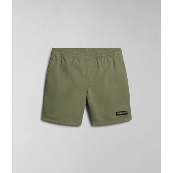 Textil Homem Shorts / Bermudas Napapijri N-BOYD NP0A4HOU-GAE GREEN LICHEN Verde