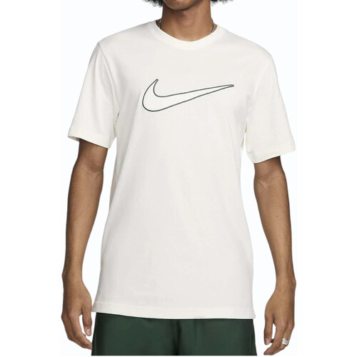 Textil Homem T-Shirt mangas curtas Nike FN0248 Bege
