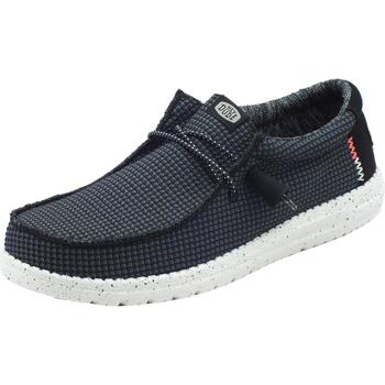 Sapatos Homem Sapatos & Richelieu HEYDUDE 40403 Wally Sport Mesh Black Preto