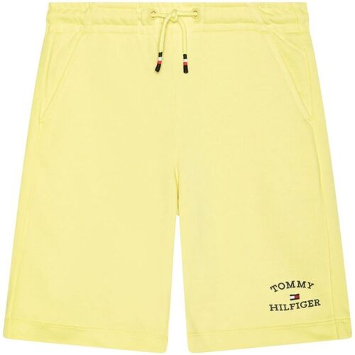 Textil Rapaz Shorts / Bermudas Tommy Hilfiger KB0KB08841 LOGO-YELLOW TULIP Amarelo