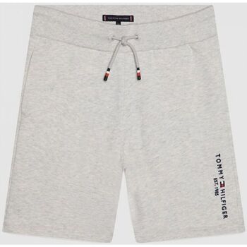 Textil Rapaz Shorts / Bermudas Tommy Hilfiger KB0KB08984 - ESSTL SHORT-PIN GREY HTR Cinza