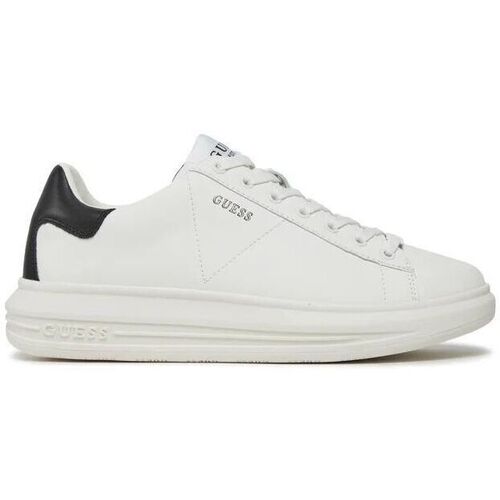 Sapatos Homem Sapatilhas Guess FM8VIB LEL12-WHITE/BLACK Branco
