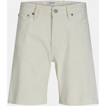 Textil Homem Shorts / Bermudas Jack & Jones 12249043 TONY-ECRU Branco