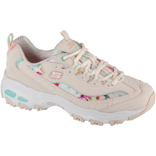 Sapatos Mulher Sapatilhas Skechers D'Lites-Blooming Fields Bege